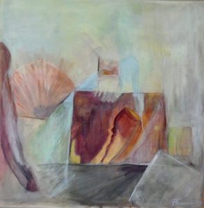 2008 ohne Titel 80×80 cm Acryl gerahmt