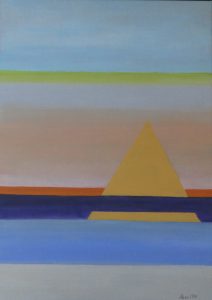 2014 Horizonte (1/2) 50×70 cm Acryl gerahmt